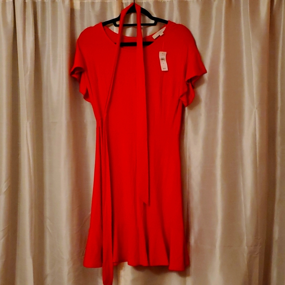 Red dress